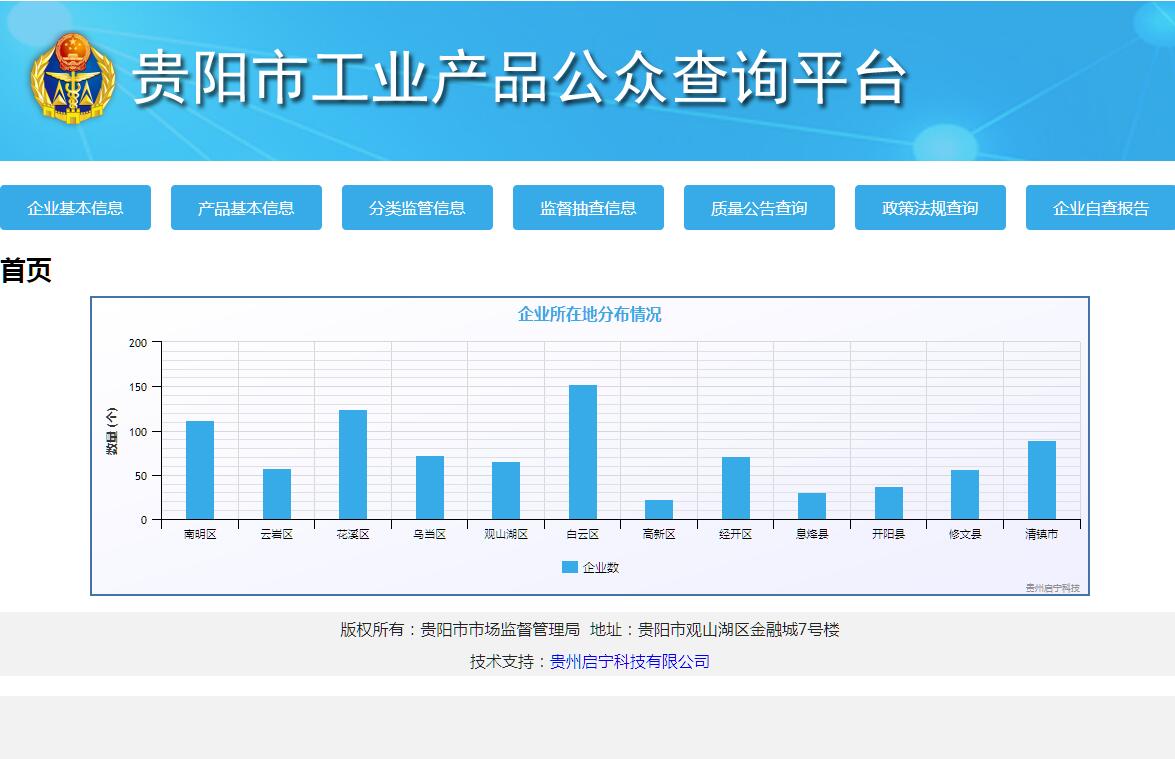 贵阳市工业产品公众查询平台